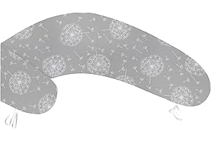 Amilian Funda de cojín de Repuesto para cojín de Lactancia, Almohada para Dormir de Lado, cojín de Almacenamiento, cojín para Dormir de Lado, cojín de Almacenamiento, para bebé, Aprox. 170 cm