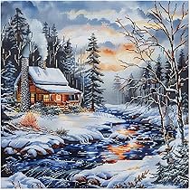 Broderie FSL de Père-Noël Grande Broderie Autoportante