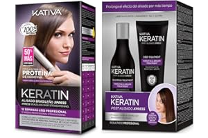 KATIVA Keratin Pack levigatura + post levigatura.
