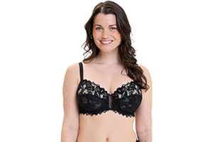 Sans Complexe - Arum - Soutien-Gorge Emboitant en Dentelle avec Armatures - Classique - Uni - Femme