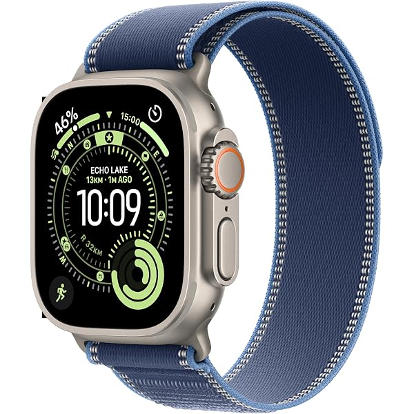 Apple Watch Ultra 3 GPS + Cellular 49mm Natural Titanium Case with Apple Watch Ultra 3 GPS + Cellular 49mm Natural Titanium Case with