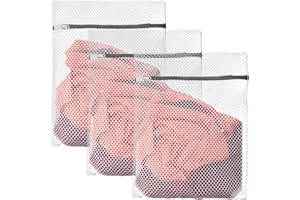 Giantree Siatka na pranie do pralki, siatki na pranie, worek na pranie z zamkiem błyskawicznym, siatka, worek na pranie, wielokrotnego użytku, na koszule, T-shirty, bieliznę, skarpety itd. (25 x 30 cm