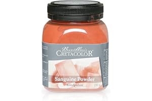 ‎CRETACOLOR Cretacolor CR46280 Künstler Pulver in Kunststoffdose, Rötelpulver (230 g)