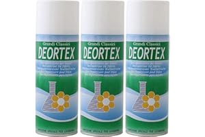 Rampi Deodorant Spray Geruchshemmend Deo Igientex die Grandi Classici Laundry Home Professional Hygiene Innen (für Textilien, Tende, Schuhe, Auto ECC.) 400 ml Tris Deortex