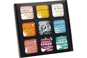 DUCS DE GASCOGNE - Coffret Gourmand "Apéro-Terrines" - Comprend 9 produits - Spécial Cadeau (901891)