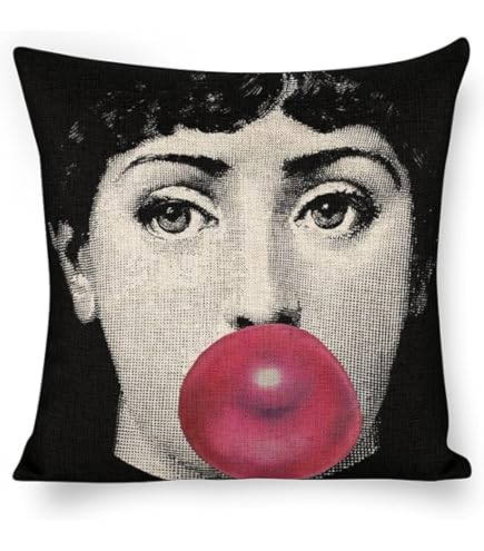 Cuscino In Cotone E Lino Intessuti Con Motivo A Quadri Multicolore 45x45 Cm Eliot 240587