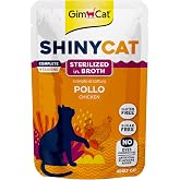 GimCat Shinycat Pouch Steril Kısır Tavuk Kedi Maması,70 gram