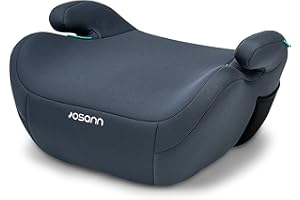 Osann Up, Sitzerhöhung Auto Kinder, Kindersitzerhöhung ohne Isofix 125-150cm (ca. 15-36 kg), Sitzschale i-Size - Grey