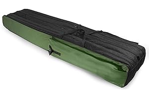 ‎AVES-24 Aves-24 Rutentasche Angelkoffer mit 1, 2 oder 3 Fächern – Angeltasche für 80 bis 190 cm Ruten – Robuste Fishing Tasche für Angelzubehör