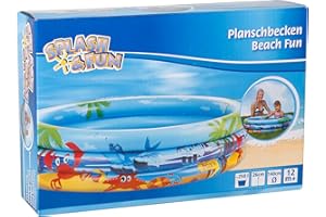 VEDES GROßHANDEL GMBH - WARE Splash & Fun Planschbecken Beach Fun, 140 cm