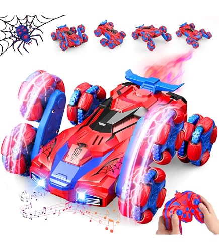 Voiture Télécommandée Transformable En Robot - Spider Transformator Avec Capteur Gestuel - Jouet 2,4GHz Pour Enfants