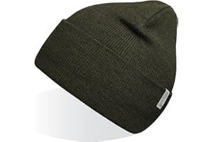 Artexia Mütze Herren und Mütze Damen Ökologisch aus Polywolle Beanie Mütze Unisex Wintermütze Strickmütze
