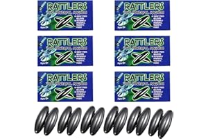 D.A.Y. REPUBLIC 12 Large Powerful Rattle Magnets Spinning Buzzing Snake Eggs, Hematite Zingers, Educational Science Fidget Toy, Great Stress Relief for ADD, ADHD & OCD, Can be Used as Fridge Magnets (6 Packs of 2)