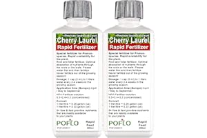 POFLO Cherry Laurel - Prunus laurocerasus Liquid Fertilizer HighTech NPK Plant Food - Root, Soil, Foliar Fertiliser (500ml)