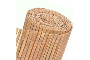 Bamboo Fence Screening by Homatz | Slat Fence - Garden Screening for Privacy & Protective Screens | Privacy Screening for Garder and Outdoor (1.8m x 4m)