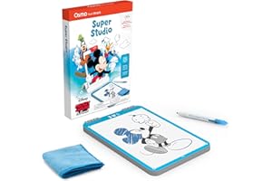 Osmo - Super Studio Disney Mickey Mouse & Friends - Ages 5-11 - Learn to Draw - For iPad or Fire Tablet (Osmo Base Required)