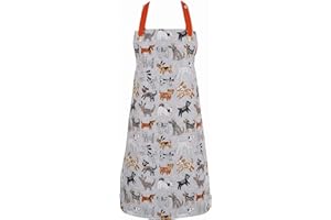 Ulster Weavers Schürze – PVC/Wachstuch, Baumwolle, grau, Einheitsgröße