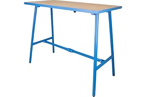 ESBENËL Güde Klappwerkbank GWB 100/50F (150 kg max. Belastung, 101 x 50 cm Arbeitsfläche, hochwertige Tischplatte mit umlaufender Stahlkante, stabile Rohrkonstruktion)