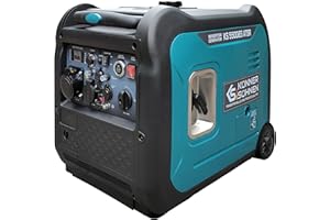 ‎K&S KÖNNER&SÖHNEN Inverter-Generator KS 5500iE S ATSR von Könner & Söhnen. Stromerzeuger 5500 W,Schuko-Steckdose 230 V,CEE-Steckdose 230V 32A,2 USB-Anschlüsse,powerstation mit LED-Anzeige, notstromaggregat EURO V.