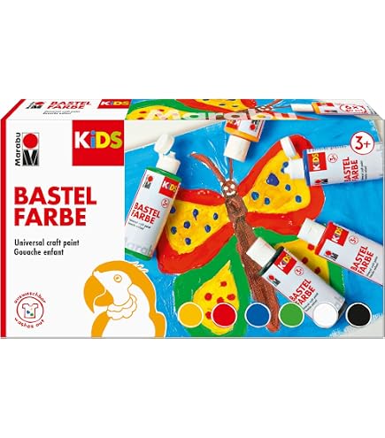 Marabu Kids Little Artist - Peinture Pour Enfants 12 X 36 Ml Végétalien