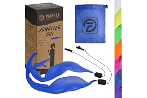 Diabolo Freizeitsport Angel Wings Spinning Pois, 40 cm, UV, para niños, adecuado para principiantes y profesionales