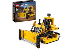 LEGO Technic Heavy-Duty Bulldozer Set, Construction Vehicle Toy for Kids, Boys and Girls with Realistic Features for Imaginative Play, Small Gift Idea 42163