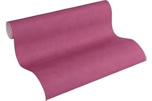 Livingwalls Vliestapete Neue Bude 2.0 Tapete Uni 10,05 m x 0,53 m rosa rot lila Made in Germany 362065 36206-5