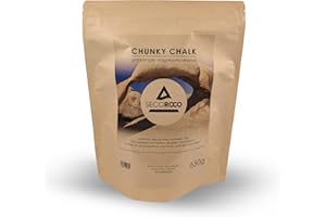 ‎SECOROCO Secoroco Chalk zum Klettern, 650g feines und grobkörniges Chalk Powder, Magnesiumcarbonat zum Klettern, Bouldern und Fitness, Beutel mit Druckverschluss