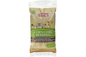 Living World Lit sanitaire en épi Corn Cobs Naturel - 5 L
