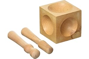 THE BEADSMITH Beadsmith Lot v-dmw01 Bois Doming Bloc 5,7 cm x 5,7 cm x 5,7 cm