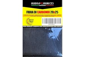 COMPOSITI Tejido Compuesto de Fibra de Carbono de Sarga 3K para Resina epoxi. viniléster y poliéster, 30x20 cm, Profesional, Alta conformabilidad, Cantos tapados para Evitar Que se deshilache