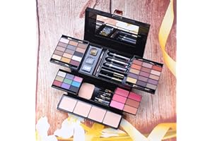AMZTEMU Set de maquillaje para mujer, Make up set, Kit de Maquillaje Profesional, Cosmética Set de Regalo(39 COULEUR)