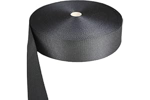 Tukan-tex Sangle polypropylène Noir 40 mm x 50 mètres