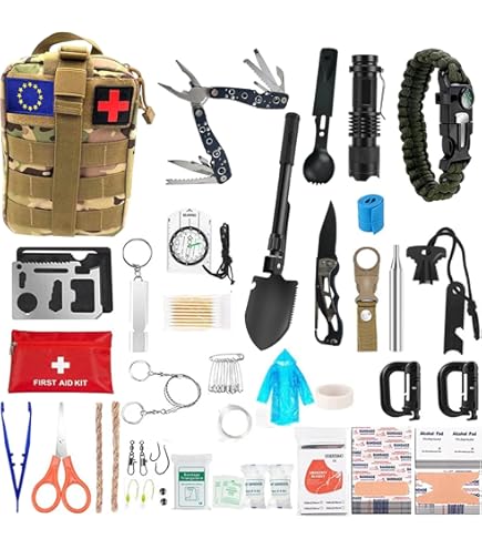 Sacco A Pelo Di Emergenza 2 Pezzi: Termico, Portatile, Impermeabile Per Sopravvivenza