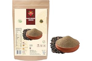 THE WORLDWIDE MINT Black Pepper Ground (100g/3.52oz) | Black Pepper Powder | Ground Piper Nigrum | Kaalee Mirc Ground | Kali Mari Powder| Kaali Mirch | Kali Mirch Powder | Premium Quality | Authentic