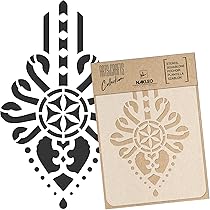 Stencil Plastica Riutilizzabile A3/A4/A5 - Per Decorazione Damasco Fai Da Te - Foto 11