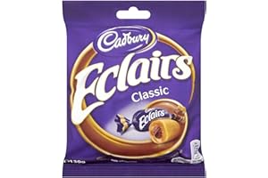 Cadburys - Sachet de chocolats Eclairs - lot de 6 sachets de 130 g