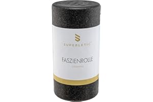 SUPERLETIC Fascia Roller Essential I Massage Roller for Fascia Fitness and Workout I Fascia Roll for Spine, Pilates I Sustainable