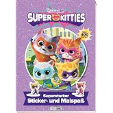 Disney Junior SuperKitties: Superstarker Sticker- und Malspa&szlig;: Malblock mit 60 Stickerseiten