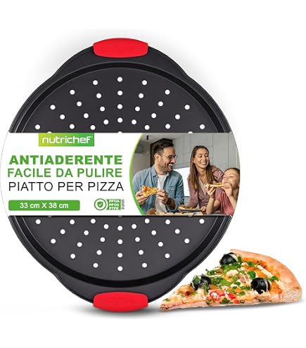 Schramm® 2, 4 O 10 Piatti Per Pizza Non Forati, Rotondi, Diametro 33