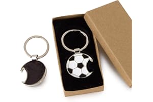 Mopec Porte Clés Décapsuleur Ballon de Football Métal Taille Unique