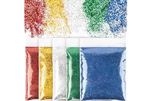 IKOPFLN 100 g polvere glitterata, paillettes creative, decorazione fai da te, palla di neve per Natale, matrimonio, compleanno