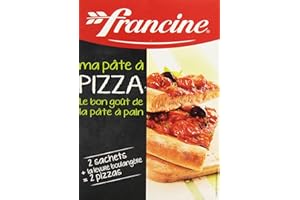 FRANCINE Préparation pour pâte à pizza,2 x 250 g