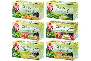 TEEKANNE Green Tea Collection - Green Harmony (6 x 20 Bags) - Grüner Tee-Set (Dekond gift) - 210g