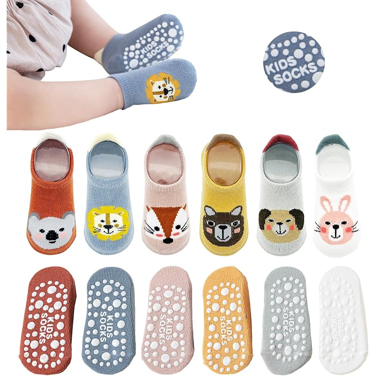6 Paia Calzini Neonato In Cotone | 0-36 Mesi, Senza Cuciture, Multicolore, Traspiranti - Made In Turchia