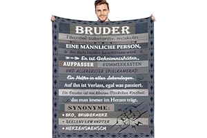 ‎G-DAKE G-dake Geschenk für Bruder, Definition Decke An Meinen Bruder, Bester Bruder Geschenk Geburtstag Geschenkideen, Flauschige Kuscheldecke 150x200cm