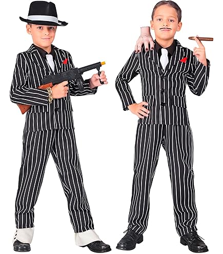 Déguisement Gangster Noir Grande Taille Homme - Jeux - Jouets