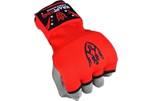 Kraftking Profi Gel innenhandschuhe Boxbandagen Boxen Innenhandschuhe mit Handgelenkgurt Handgelenkbandagen Kampfsport Box fingerlos innere Grappling Trainingshandschuhe Muay Thai MMA Training