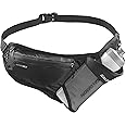 Salomon Active Bottle Unisex Belt With 3d Bottle Included Running Hiking Ski, Quick Access, Easy to Use, and Versatile Wear, Black