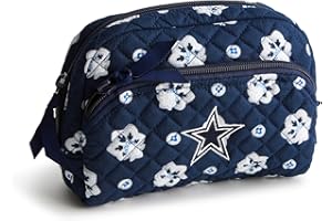 Vera Bradley Damen Cotton NFL Medium Cosmetic Makeup Organizer Bag (Multiple Teams Available) Make-up-Tasche